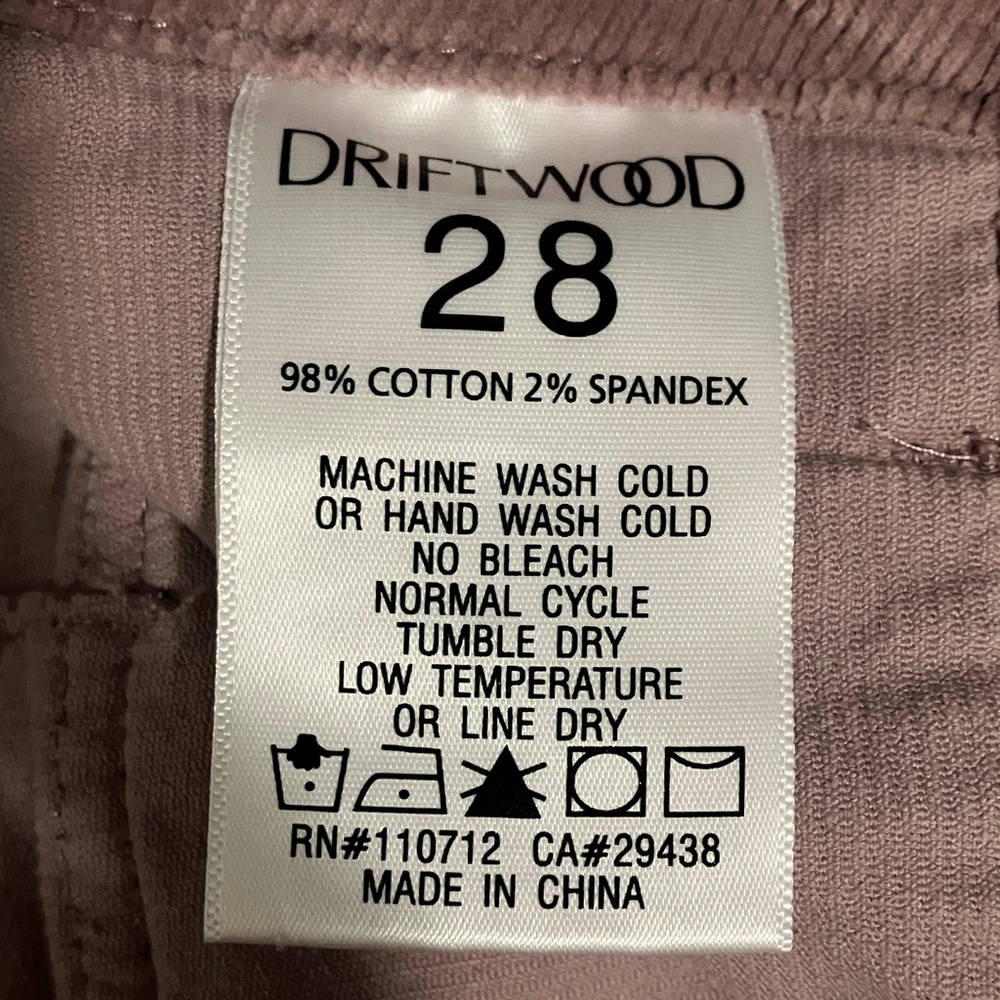 DRIFTWOOD Corduroy Pants in lilac - Picture 2 of 4